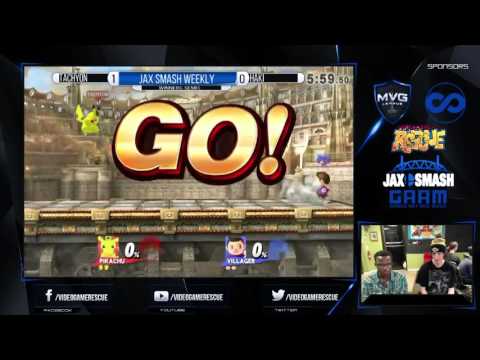 JSW 2/11/16 - Tachyon(Pikachu) Vs. Kizzle Hakfire(Villager) WS