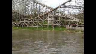 preview picture of video 'Paddleboat Ride Oakwood Wales UK'