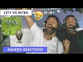 😍Aguero All Crazy Reactions To Man City Winning Champions League! (Commentary)
