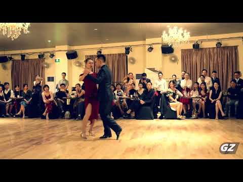  a  dance  to  the  tango  "  Café Domínguez  "  by  Ángel D'Agostino  at  Guangzhou International Tango Festival  in  2019