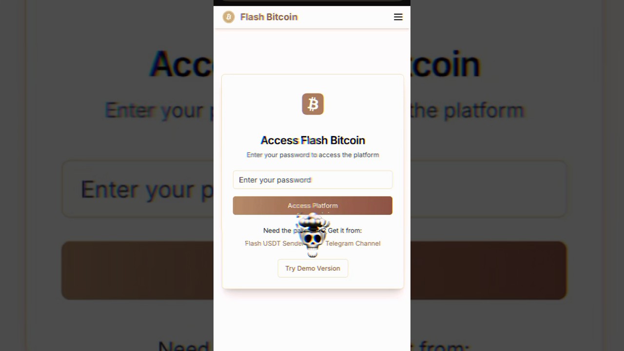 Flash Bitcoin | Access Key & Free Demo Limited Time | Get Flash Bitcoin Senders Software Free Now!💡