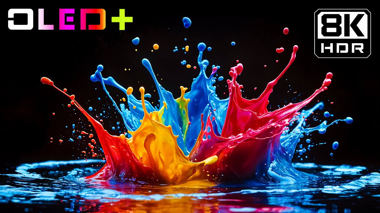 BEST OLED TEST - Captivating Color Paint in 8K HDR | Dolby Vision™