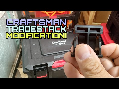 Craftsman Tradestack Handle Modification! REMOVE THE...