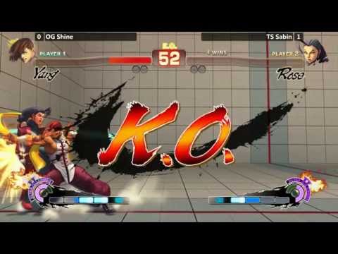 USF4 @ Last Man Standing 3 - OG Shine (Yang) vs TS Sabin (Dhalsim/Rose) [720p/60fps]