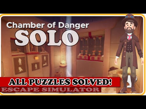 CHAMBER OF DANGER (All Puzzles Solved!) in Escape Simulator | Full Commentary & Walkthrough!