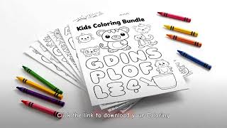 Fun Kids Coloring Pages Activity for Ages 4-8 | Free Printable Coloring Sheets & Easy Tutorials