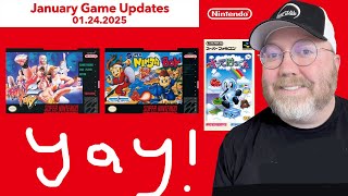3 New Games! SNES Switch Online January 2025 Update
