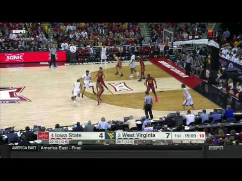 West Virginia vs Iowa State Final 2017 Big 12 Men's Basketball Tournament