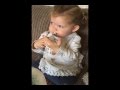 20 Mth Old Talia May Claps Her Hands After Taking Her CF Medicine