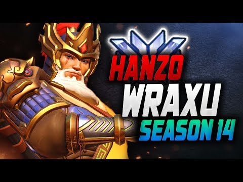 WRAXU HANZO - 46 ELIMS! 16k DMG! POTG! [ OVERWATCH SEASON 14 TOP 500 ]