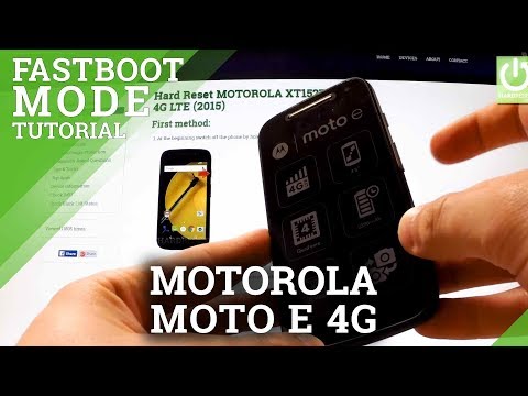 How to Open and Exit Fastboot in MOTOROLA XT1527 Moto E 4G LTE