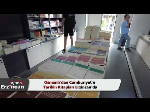 Osmanlı’dan Cumhuriyet’e Tarihin Kitapları Erzincan’da