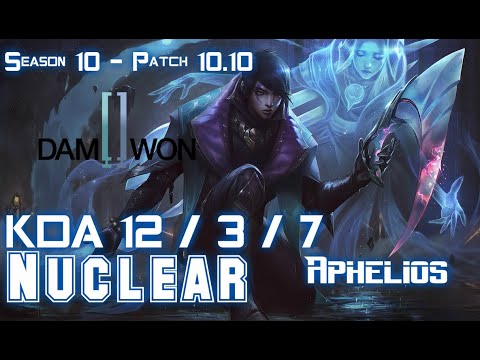 DWG Nuclear APHELIOS vs SYNDRA Bot - Patch 10.10 KR Ranked