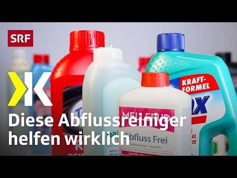 Drain cleaner test: Eco-friendly product beats harsh chemicals | 2026 | Kassensturz | SRF