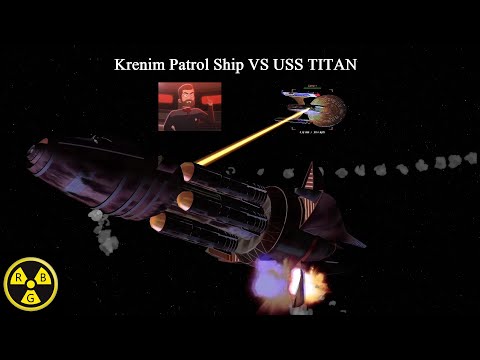 Krenim Patrol Ship VS Will Riker USS TITAN | Star Trek Ship Battle | Bridge Commander |