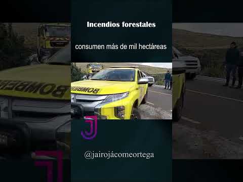Incendios forestales en Carchi