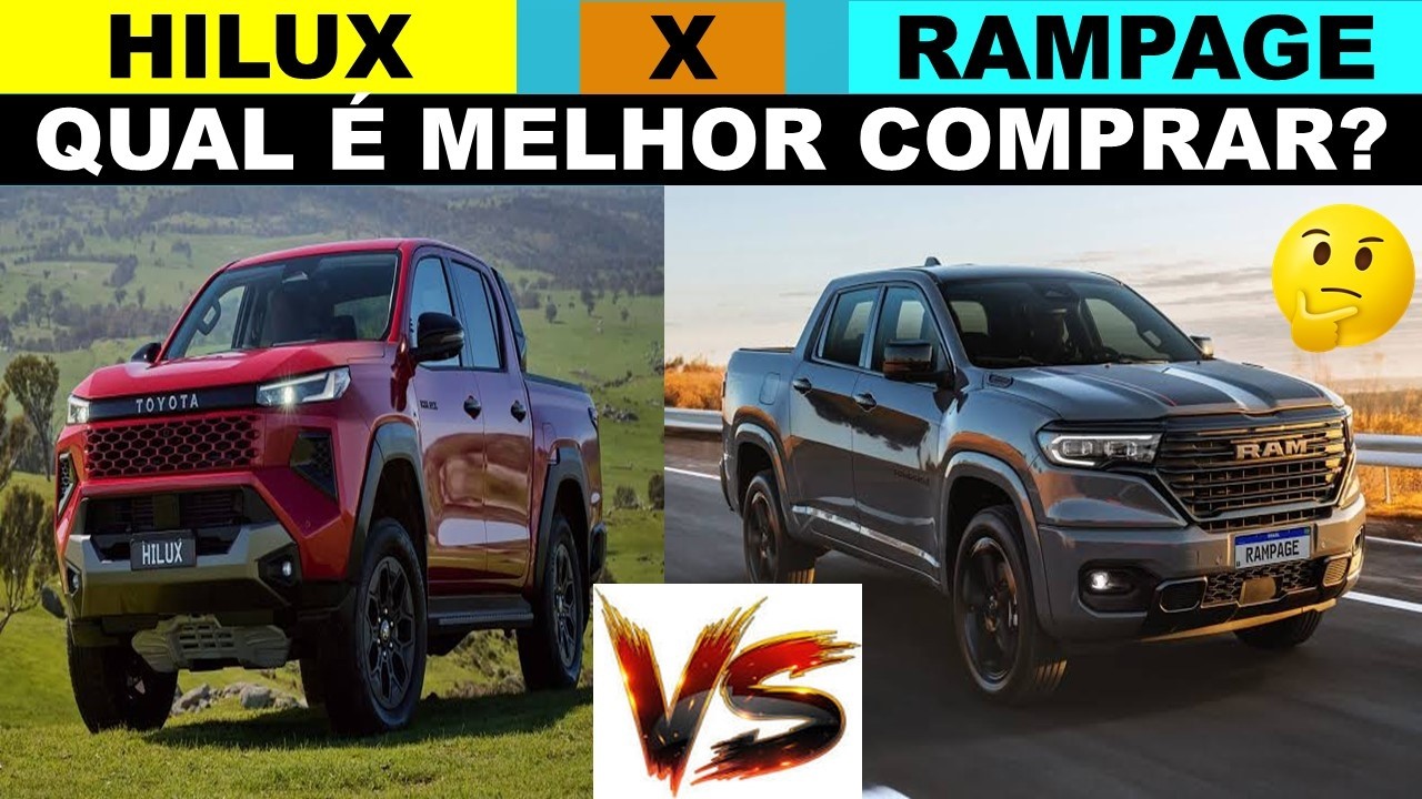 Hilux ou Rampage qual é melhor comprar?