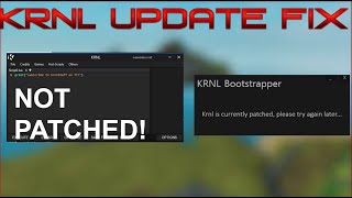 How to fix Krnl is patched permanently & empty response!