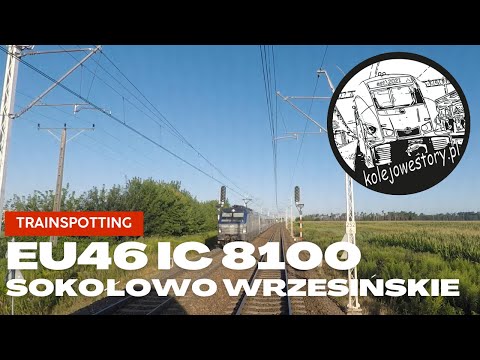 [Trainspotting] PKP Cargo EU46-505 IC 8100 "Chrobry". Post. Sokołowo Wrzesińskie 28.07.2022