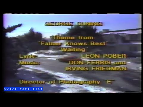WOC Tape 0143 End Credit Announcements "Father Knows Best Home For Christmas" - 1982