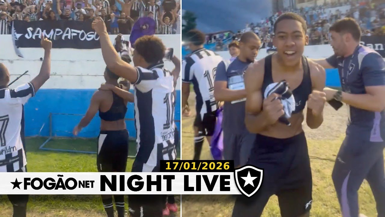 NIGHT LIVE ESPECIAL | Botafogo vence Itaquaquecetuba nos pênaltis e avança na Copa São Paulo