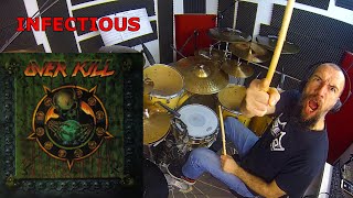 Overkill - Infectious - Sid Falck Drum Cover by Edo Sala with Drum Charts