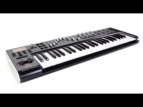 Демонстрация MIDI-клавиатуры Behringer Motor 49