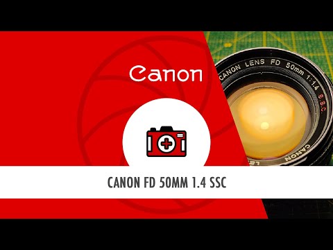 Canon FD 50mm 1.4 S.S.C. - Nettoyage complet, diaphragme et optiques