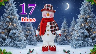 17 Affordable Christmas/Holiday Snowman ideas | DIY Christmas Craft idea 62☃️