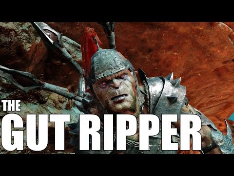 Middle Earth Shadow of War : Cool Orc Encounters & Quotes #82 GUT RIPPER HUMILIATOR Uruk