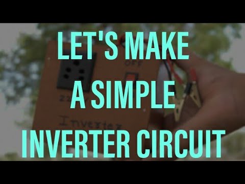 How to make simple 100 watts inverter 12v to 220v at home