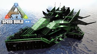 Ark Survival Evolved base building | Epic Boat Build | PS4 