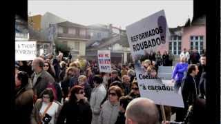 preview picture of video 'Manifestação em Chaves contra a austeridade em Portugal no dia 02.03.2013'