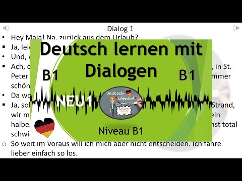 Dialoge B1  | Deutsch lernen durch Hören | 28 | #deutschlernen