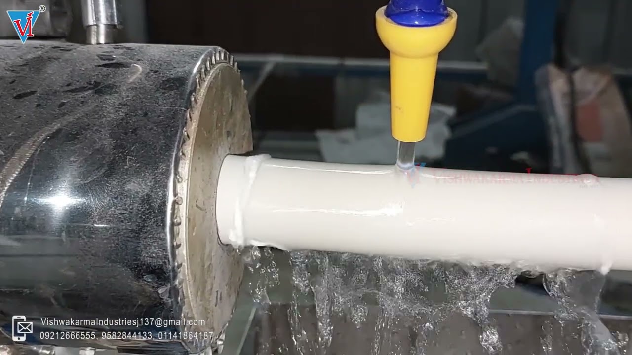 uPVC Plumbing Pipe Twin Screw Extrusion Line By Vishwakarma Industries