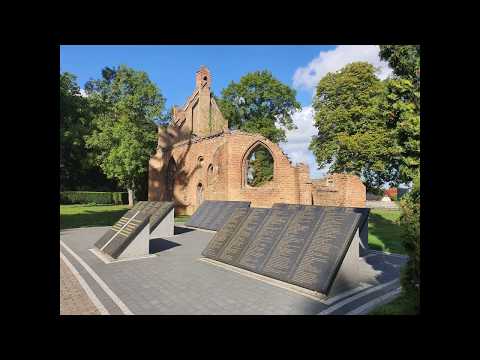 Советский мемориал в Польше, г. Хойна. Съемки с дрона.