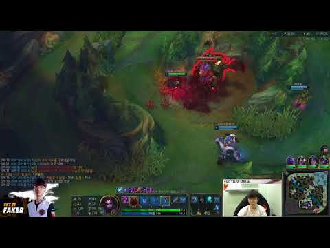 SKT T1 Faker Elise jungle SS8 Gameplay Patch 8.7