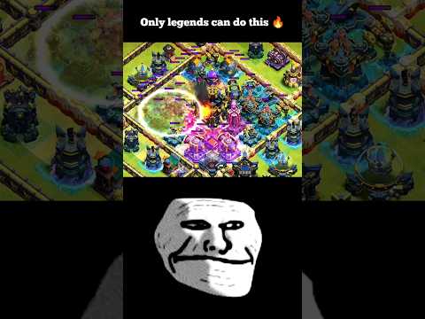 Warden fireball attack  🔥🗿#clashofclans #coc #gaming #shorts #games