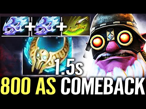 🔥 800 AS Basher Sniper WTF Pure Right-Click — 2x Moonshard + Swift Blink 0/5/0 Comeback Dota 2 Pro