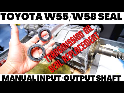 Toyota Lexus W55 W58 Manual Transmission Seal Replacement