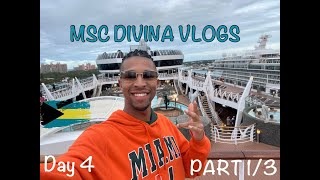 MSC Divina Cruise Vlogs (DAY 4) Nassau, Bahamas Part 1/3