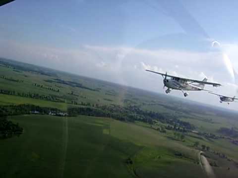 Przelot eskadry w szyku