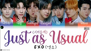 Download lagu EXO (엑소) -  Just As Usual (지켜줄게)  Lyrics [Color Coded Lyrics - Han/Rom/Indo] mp3