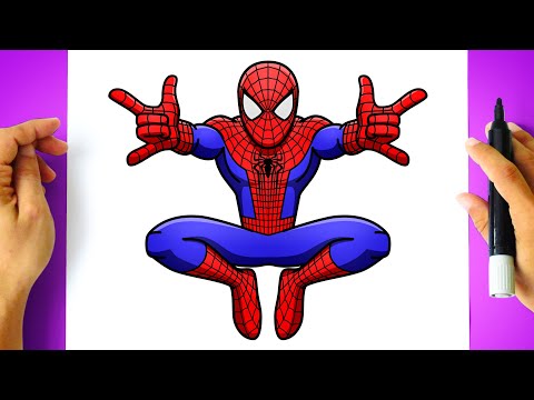 Como DESENHAR HOMEM-ARANHA - Como DIBUJAR SPIDERMAN - How To DRAW SPIDERMAN The Amazing Spider-Man 2