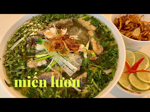 Cách nấu miến lươn Hà Nội