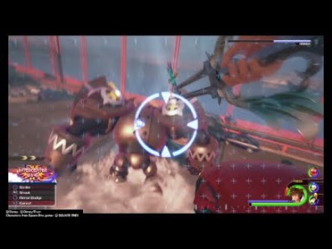 Showcasing the new Oathkeeper keyblade in KH3 w/Ultima Weapon combo