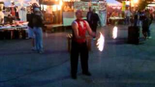 Fire Juggler at the Ferguson Street Fest 2010