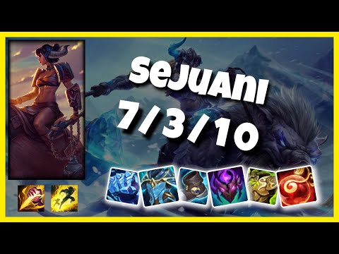 Sejuani vs Karthus NA Challenger JUNGLE (7/3/10) Gameplay Replay - Patch 10.23