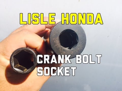 Lisle Honda 19MM Crank Bolt Socket Review - 77080 - Bundys Garage