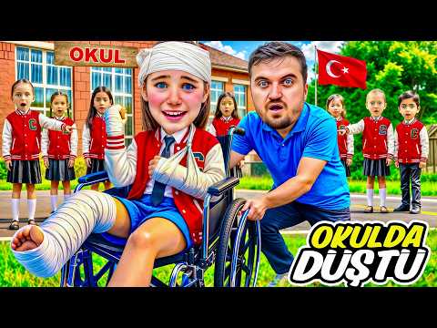 ELİF SİNEM OKULDA DÜŞTÜ NELER YAŞANDI ?! 